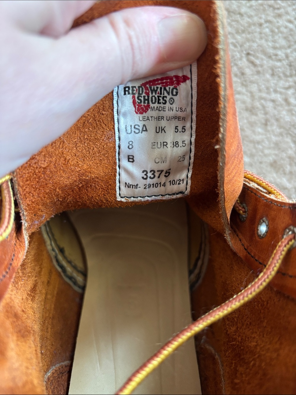 Red Wing Moc Toe boots, Oro, 8B - Picture 2 of 6